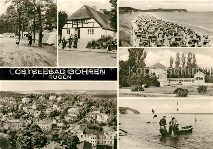 Goehren Ruegen Zeltplatz Strand Panorama