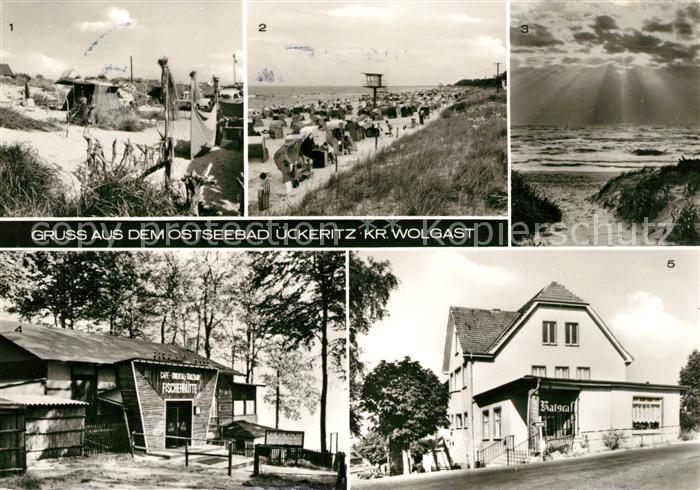 ueckeritz Usedom Campingplatz Strand Fischerhuette Ratscafe