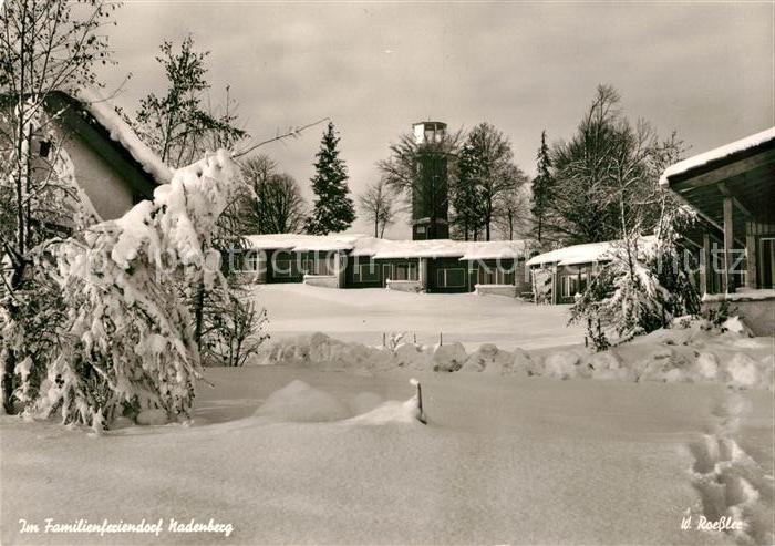 Lindenberg Allgaeu Familienferiendorf Nadenberg Winter