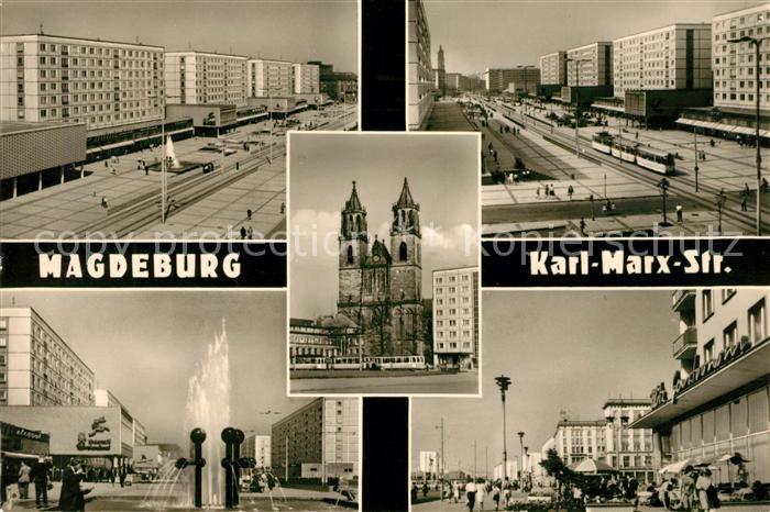 Magdeburg Karl Marx Strasse Dom