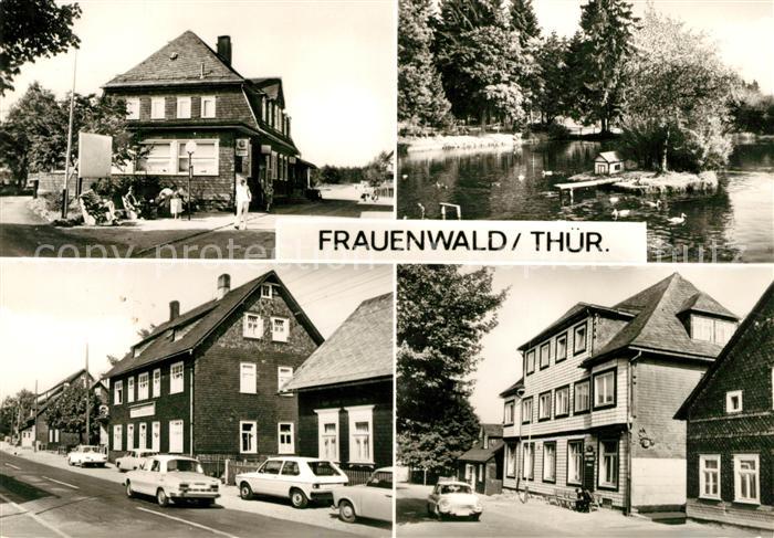 Frauenwald Thueringen Bahnhofsgaststaette Lenkgrund Gaststaette Ferienheim Waldf