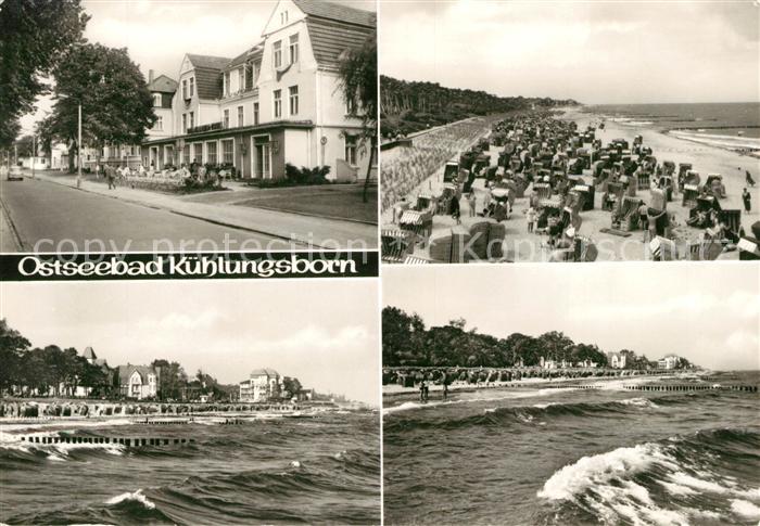 Kuehlungsborn Ostseebad Strand Ortsansicht