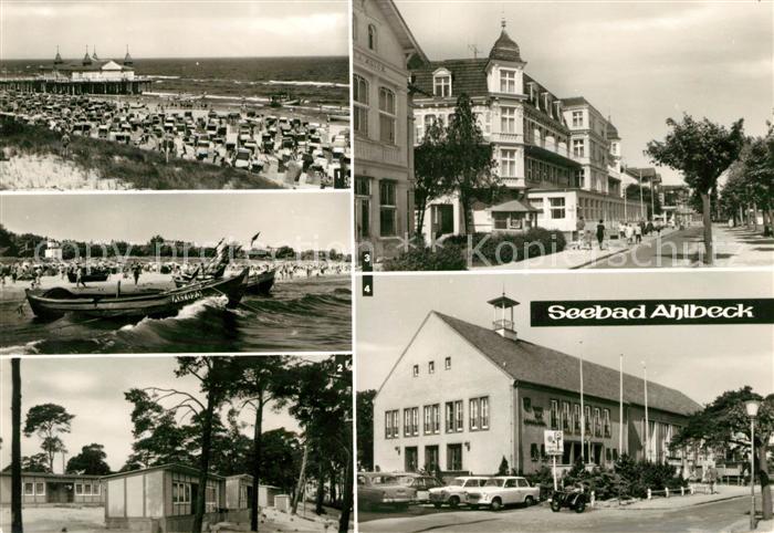 Ahlbeck Ostseebad Seebruecke FDGB Bungalowdorf Erholungsheime