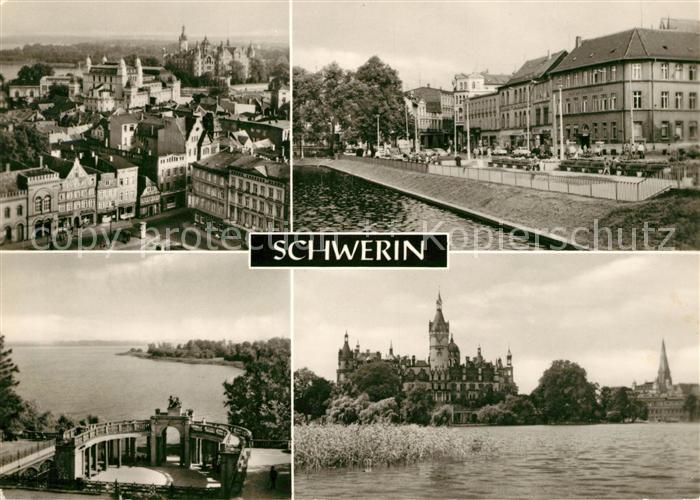 Schwerin Mecklenburg Dom Schweriner See Thaelmannstrasse Schloss