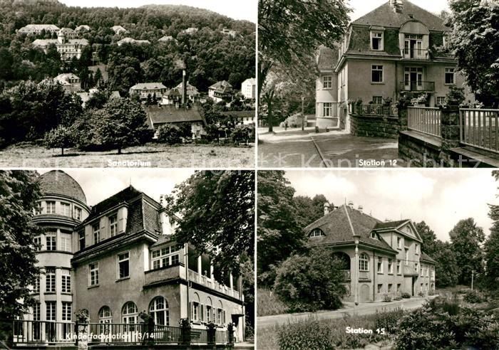 Gottleuba-Berggiesshuebel Bad Sanatorium Station 12 und 15 Kinderfachsanatorium