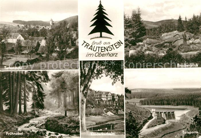 Trautenstein Harz Fruehnebel Brockenblick Talsperre Kinderkurheim