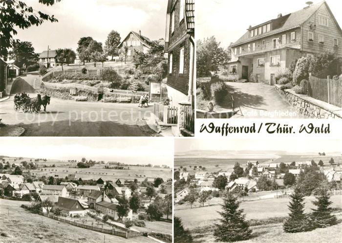 Waffenrod Ortsansichten Cafe Bergfrieden