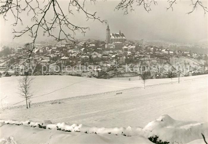 Schneeberg Erzgebirge Winterlandschaft