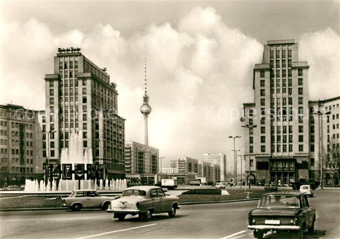BERLIN CITY Strausberger Platz Fernseh UKW Turm