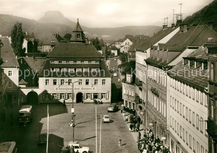 Bad Schandau Markt FDGB Erholungsheim Ernst Thaelmann Lilienstein