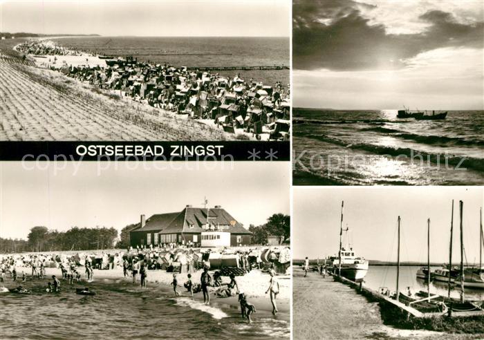 Zingst Ostseebad HO Gaststaette Kurhaus Hafen