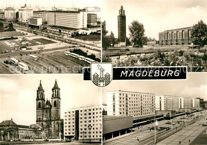 Magdeburg Otteo von Guericke Strasse Interhotel International Kulturpark Rotehor