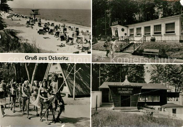 ueckeritz Usedom Strand Strandklause Neptunfest Fischerhuette