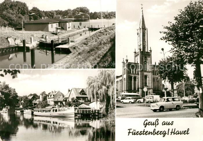 Fuerstenberg Havel Schleuse Kirche