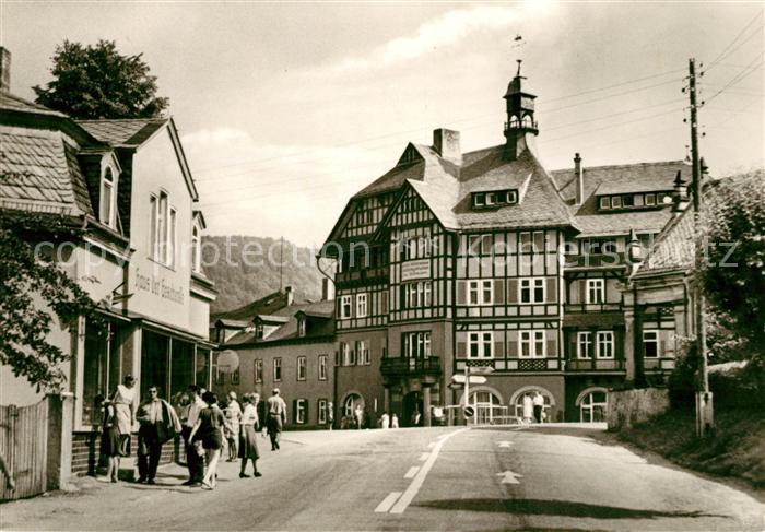 Schwarzburg Thueringer Wald Eisenbahn Erholungsheim Ernst Thaelmann