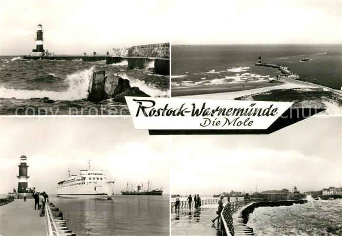 Warnemuende Ostseebad Mole Leuchtturm