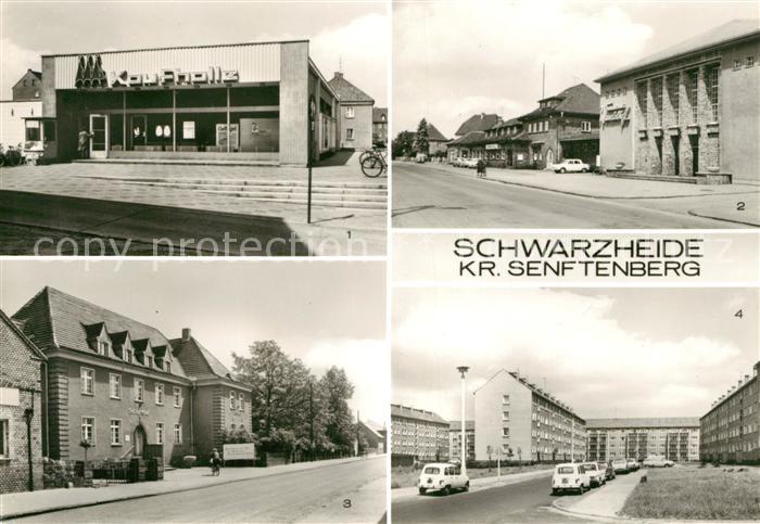 Schwarzheide Kaufhalle Kulturhaus Wandelhof Rathaus