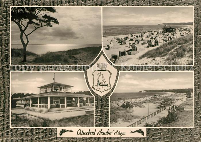 Baabe Ostseebad Ruegen Strand Pavillon