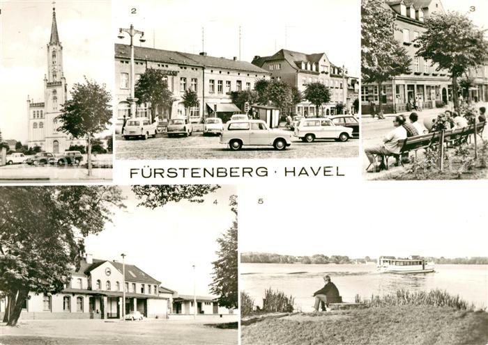 Fuerstenberg Havel Marktplatz Bahnhof Havel Ernst Thaelmann Strasse