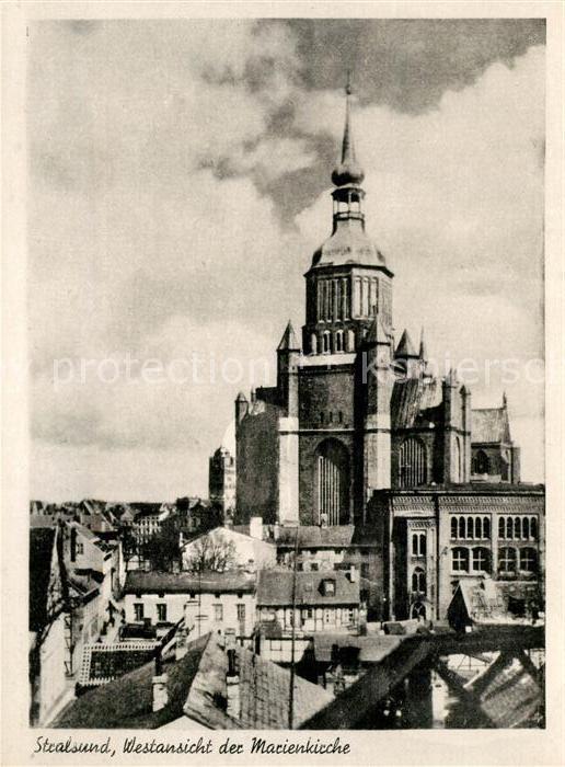 Stralsund Mecklenburg Vorpommern Marienkirche