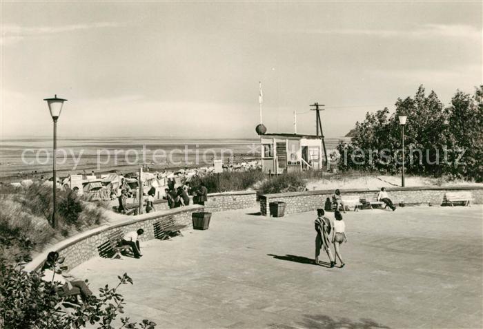 Baabe Ostseebad Ruegen Strand Promenade