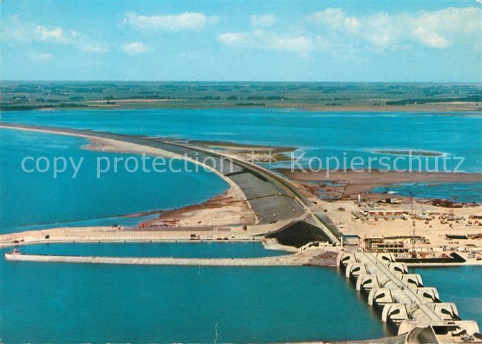 Eidersperrwerk mit Abschlussdamm Fliegeraufnahme