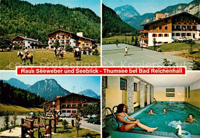 Karlstein Oberbayern Haus Seeweber und Seeblick Thumsee Tennis Hallenbad Reiten