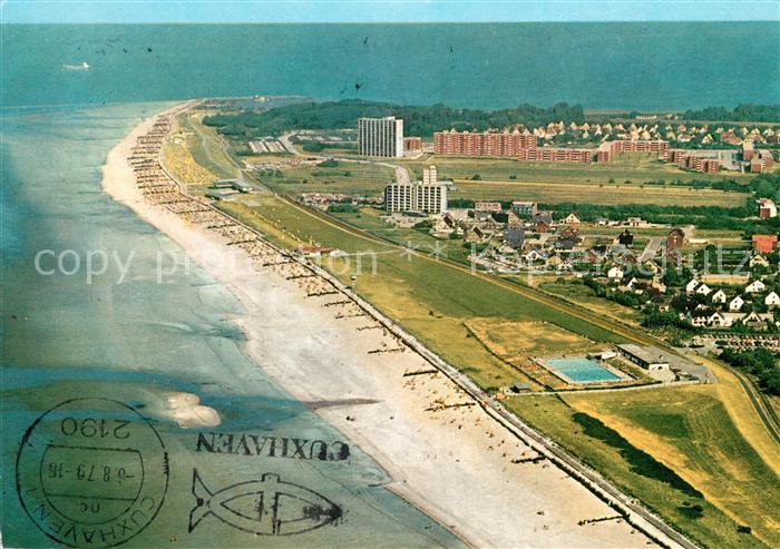 Cuxhaven Nordseebad Fliegeraufnahme