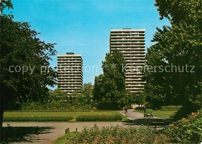 GELSENKIRCHEN NRW Stadtgarten mit Hotel Maritim