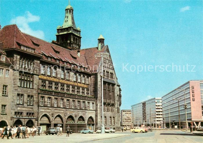 Karl-Marx-Stadt Markt mit Rathaus
