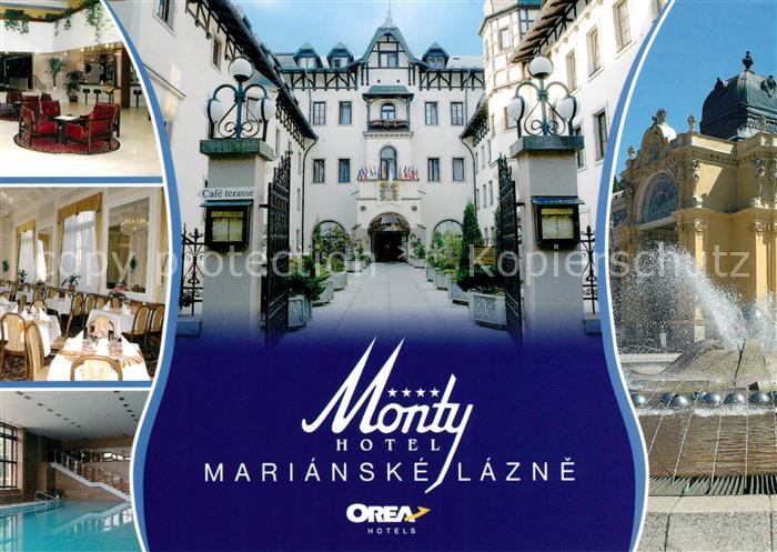 Marianske Lazne Monty Hotel Foyer Gastraum Hallenbad