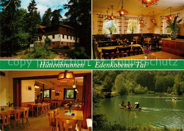 Edenkoben Huettenbrunnen Haus des Pfaelzerwald Vereins Gastraeume Gondelteich
