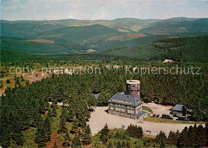 Winterberg Hochsauerland Gaststaette Kahler Asten Fliegeraufnahme