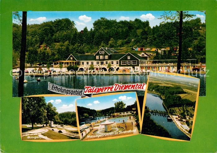 Leichlingen Rheinland Talsperre Diepental Minigolf Massagebrunnen Strandbad