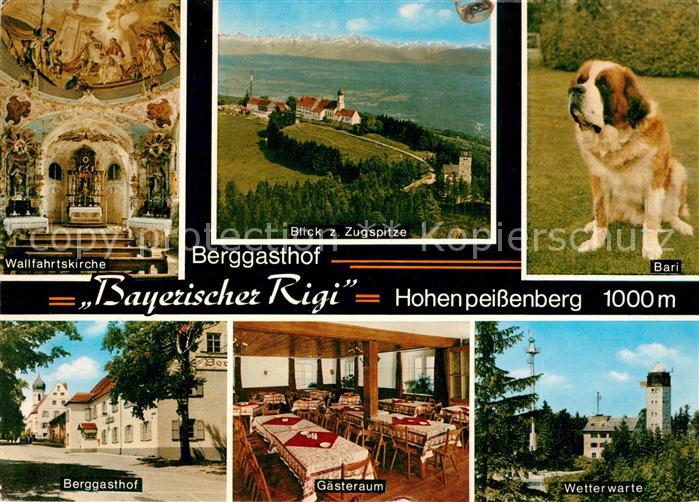 Hohenpeissenberg Wallfahrtskirche Berggasthof Bayerischer Rigi Zugspitze Bari Ga