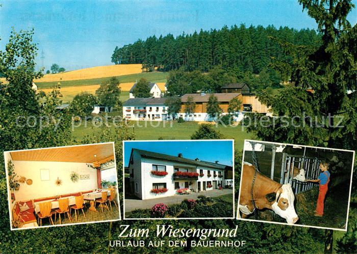 Schauenstein Ferien auf dem Bauernhof Zum Wiesengrund Gaststube Kuhstall