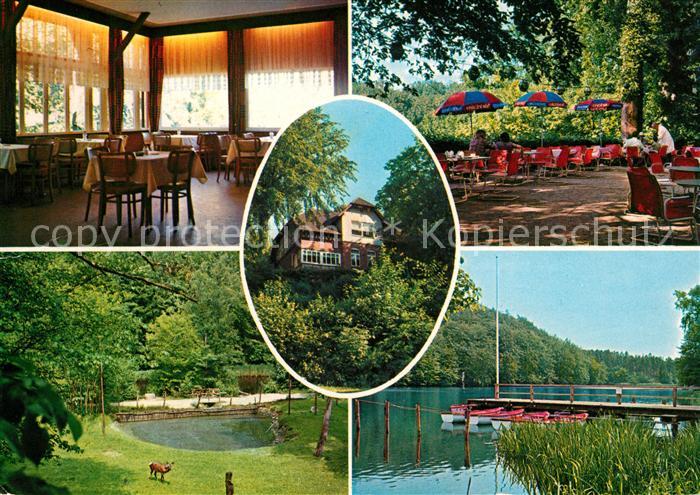 Raisdorf Villa Fernsicht Gaststube Gartenwirtschaft Wildgehege Bootssteg