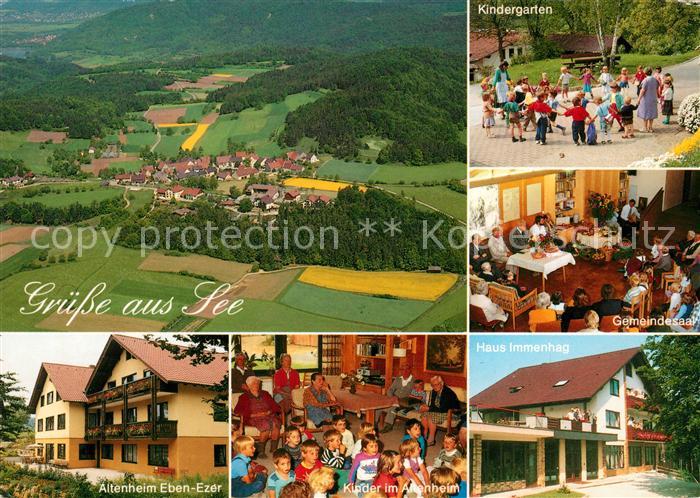 Happurg Panorama Kindergarten Gemeindesaal Altenheim Eben Ezer Kinder im Altenhe