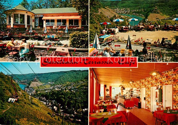 Cochem Mosel Sesselbahn Terrassen Cafe Gastraum