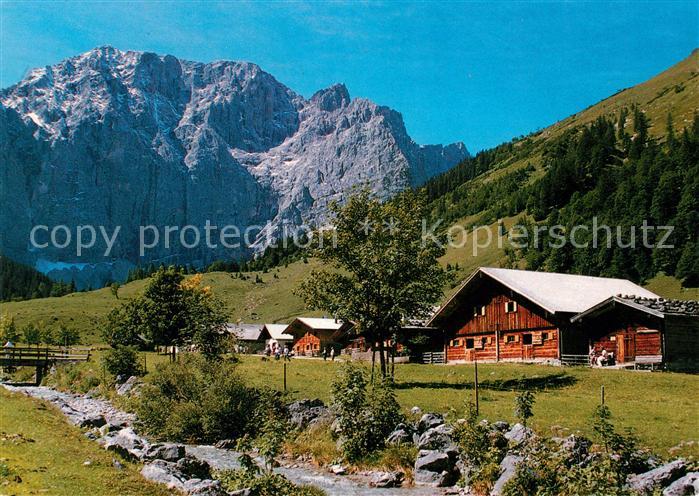 Hinterriss Tirol Eng Almen mit Grubenkar