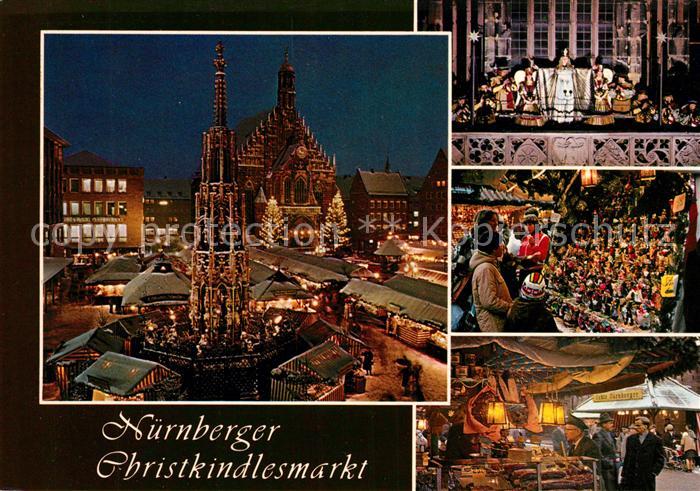 Nuernberg Christkindlesmarkt Teilansichten