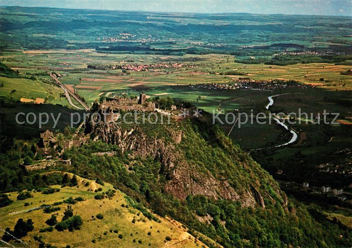 Singen Hohentwiel Burgruine Festung Hohentwiel Fliegeraufnahme
