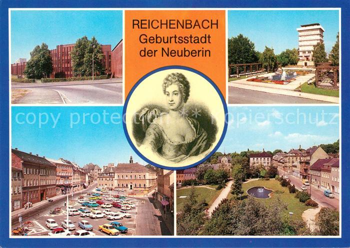Reichenbach Vogtland Ingenieurschle Neuberin Wasserturm Markt Park des Friedens