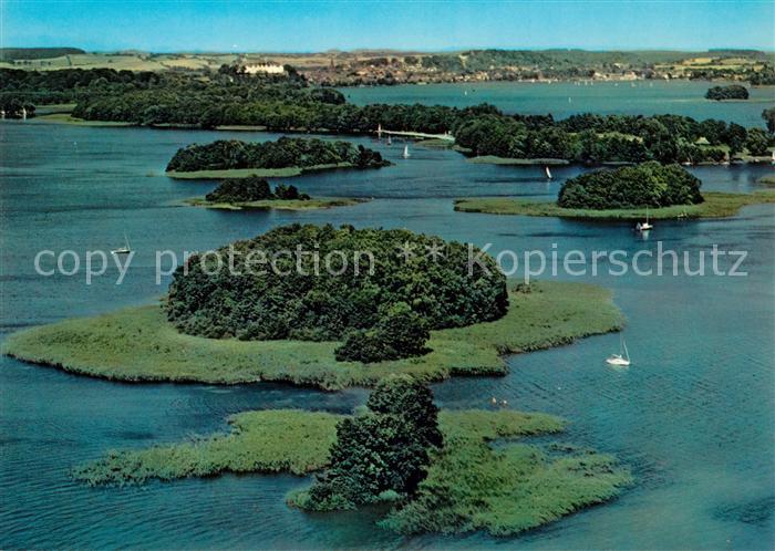 Ploen See Holsteinische Schweiz Fliegeraufnahme