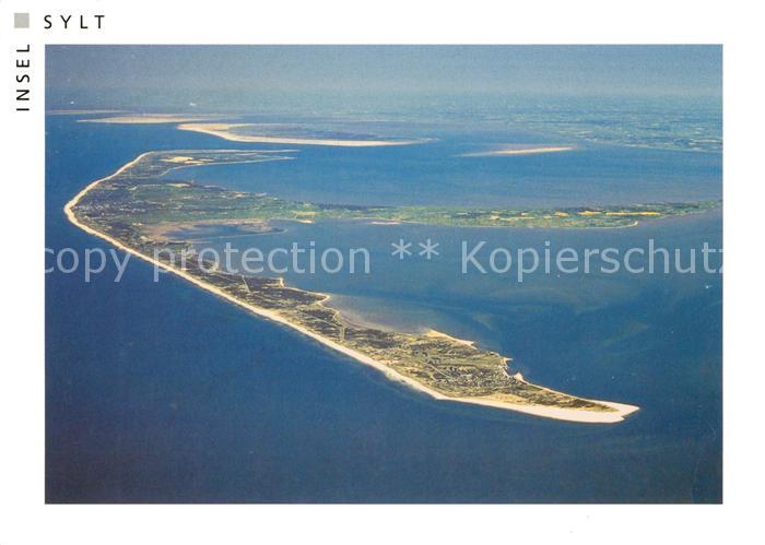 Insel Sylt Fliegeraufnahme