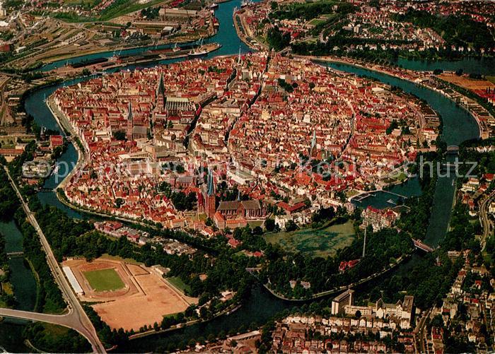 Luebeck Fliegeraufnahme