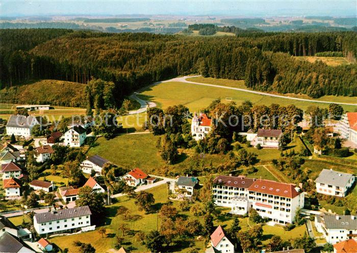 Bad Groenenbach Kneippsanatorium Dr Krautheim am Schlossberg Fliegeraufnahme