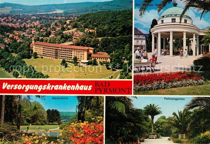 Bad Pyrmont Versorgungskrankenhaus Malerblick Palmengarten