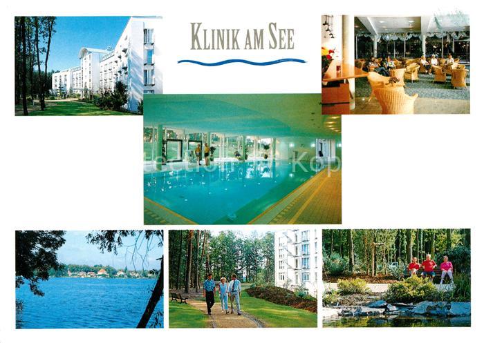 Ruedersdorf Berlin Klinik am See Aufenthaltsraum Park Hallenbad