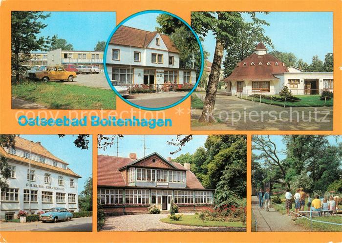 Boltenhagen Ostseebad Urlauberdorf Kurverwaltung Pavillon Bar Poliklinik Haus am